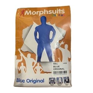 Morphsuits Blue Original NEW Large Halloween Costume Adult Full Body
